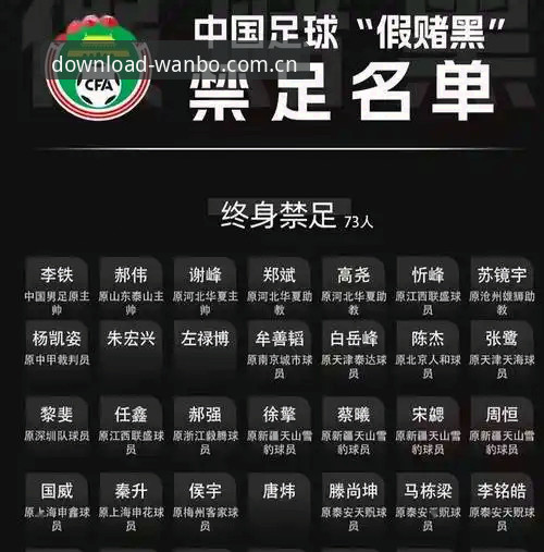 足协第三批禁足名单解读教程 - 万搏体育带你看懂赛事黑幕与公平竞技